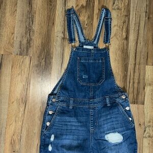 Denim overalls